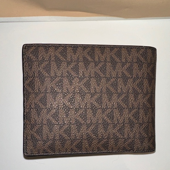 Michael Kors Dark Brown Monogram Wallet - Picture 6 of 6